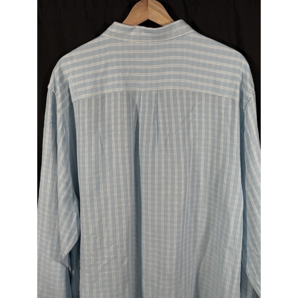Tommy‎ Bahama Ventana Striped Linen Long Sleeve Flip Cuff Shirt Mens XXXLT - Picture 3 of 13